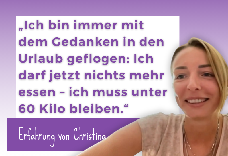 Von Food Fokus, Kalorienkontrolle und Hungern vor dem Urlaub zu einer einfachen Ernährung