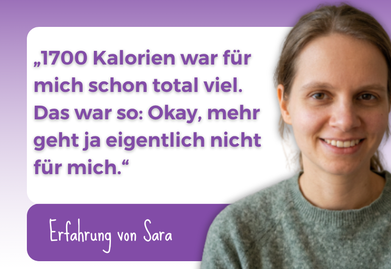 Von 1500 auf 2000 Kalorien, ohne Zunahme