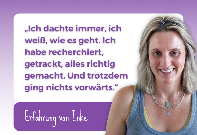 Erfahrung von Inke – von 1.800 auf 2.500 Kalorien, kein schlechtes Gewissen mehr und Gewicht verloren trotz alter Stillstand-Kalorien
